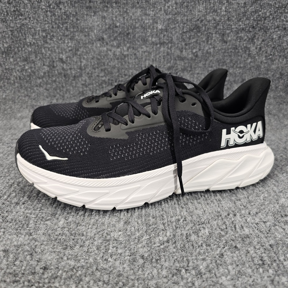 Hoka One One Arahi 7 Womens Size 10 Black White Athletic Road Running Shoes - Picture 6 of 13